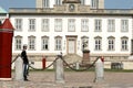 Fredensborg castel, guard Royalty Free Stock Photo