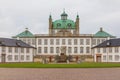 Fredensborg Palace, residences of the Danish Royal Family, Denmark. Royalty Free Stock Photo