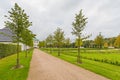 Fredensborg Palace, residences of the Danish Royal Family, Denmark. Royalty Free Stock Photo