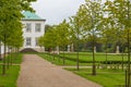 Fredensborg Palace, residences of the Danish Royal Family, Denmark. Royalty Free Stock Photo