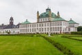 Fredensborg Palace, residences of the Danish Royal Family, Denmark. Royalty Free Stock Photo