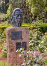 Frederic Chopin Bust, Valldemossa, Mallorca. Royalty Free Stock Photo