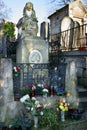 Frederic Chopin grave at Pere Lachaise cemetery Paris Royalty Free Stock Photo