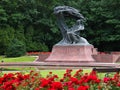 Frederic Chopin Monument in Warsaw, Poland Royalty Free Stock Photo