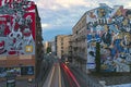 Frederic Chopin mural, Warsaw, Poland. Royalty Free Stock Photo