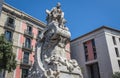 Frederic Soler statue in Barcelona, Spain Royalty Free Stock Photo