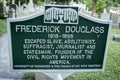 Frederick Douglass` grave at Mt. Hope Cemetery