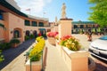 Fredericks Court in Solving, a Danish village, popular attraction in California. Santa Ynez Valley in Santa Barbara County