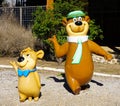 FREDERICKSBURG, TEXAS - MARCH 7, 2018- Yogi the Bear and BooBoo