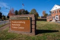 Sign for the Battle of Fredericksburg Visitor Center - Spotsylvania Military Park -