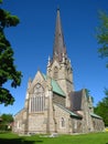 Fredericton, New Brunswick, Anglican Christ Church Cathedral, Maritimes, Canada Royalty Free Stock Photo