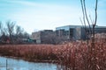 Frederik Meijer gardens building by the wetlands