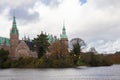 Frederiksberg palace in Hilleroed, north of Copenhagen Royalty Free Stock Photo