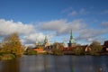 Frederiksberg palace in Hilleroed, north of Copenhagen Royalty Free Stock Photo