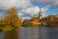 Frederiksberg palace in Hilleroed, north of Copenhagen Royalty Free Stock Photo