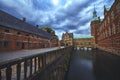 Frederiksborg castle in Hillerod, which was a royal residence for King Christian IV, Denmark Royalty Free Stock Photo