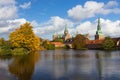 Frederiksborg palace in Hilleroed, Denmark Royalty Free Stock Photo