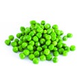 Green pea isolated on white Royalty Free Stock Photo