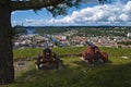 Fredriksten fortress in halden (old cannons) Royalty Free Stock Photo