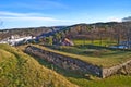 Fredriksten fortress outer fortifications Royalty Free Stock Photo