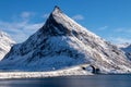 Fredvang Bridge on the Lofoten Islands in Norway