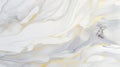 Fluid Landscapes: A Stunning White Marble Background With Swirled Lines And Gold