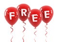 Free balloon concept 3d illustration Royalty Free Stock Photo