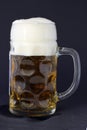 Free beer mug with foam