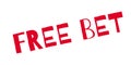 Free Bet rubber stamp Royalty Free Stock Photo