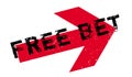 Free Bet rubber stamp Royalty Free Stock Photo