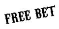 Free Bet rubber stamp Royalty Free Stock Photo