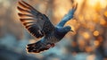 Free Bird Flying High - AI Generated Royalty Free Stock Photo