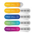 Free call button set