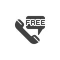 Free call vector icon