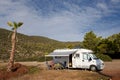 Free camping with mobil home