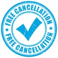 Free cancellation vector stamp Royalty Free Stock Photo