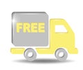 Free Car delivery icon, Royalty Free Stock Photo