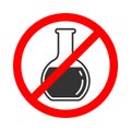 Free of chemical additives graphic icon Royalty Free Stock Photo