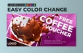Free Coffee Flyer Voucher Template