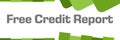 Free Credit Report Green Abstract Background