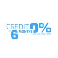 Free credit typography, 6 months credit free.