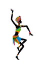 Ethnic dance african woman