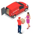 Free delivery, Fast delivery, Home delivery, Free shipping, 24 hour delivery, Delivery Concept, Express Delivery Royalty Free Stock Photo