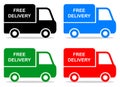 Free delivery icon Royalty Free Stock Photo