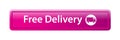 Free delivery icon web button Royalty Free Stock Photo
