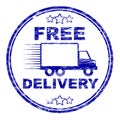 Free Delivery Stamp Represents With Our Compliments And Complimentary Royalty Free Stock Photo