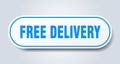 free delivery sticker. Royalty Free Stock Photo