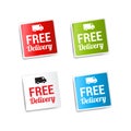 Free Delivery Stickers