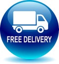 Free delivery truck Royalty Free Stock Photo