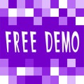 Free demo purple promotional banner